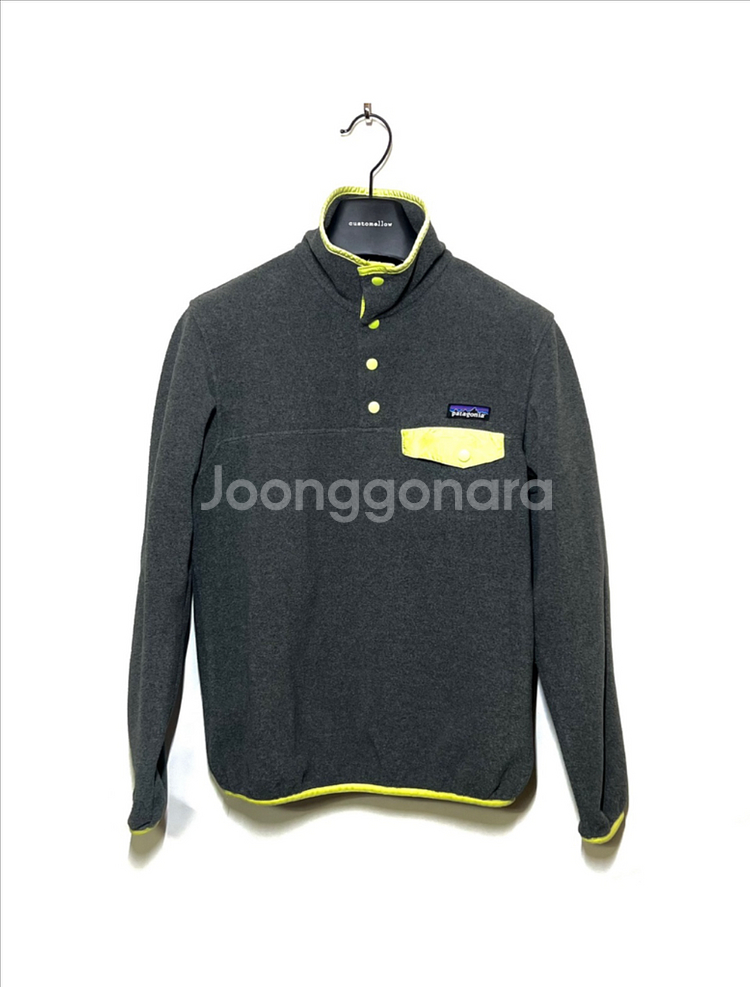 파타고니아 초레어 빈티지 신칠라 아노락 자켓 그레이/옐로우 우먼스 S--2