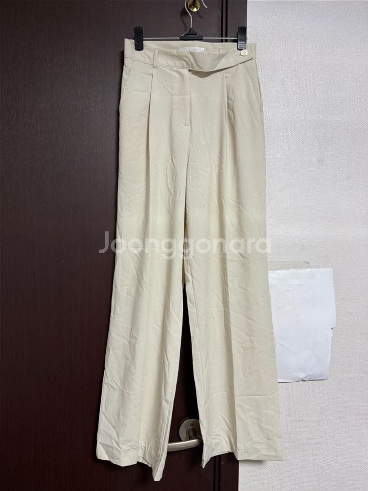 와이드 슬랙스 (S)--0