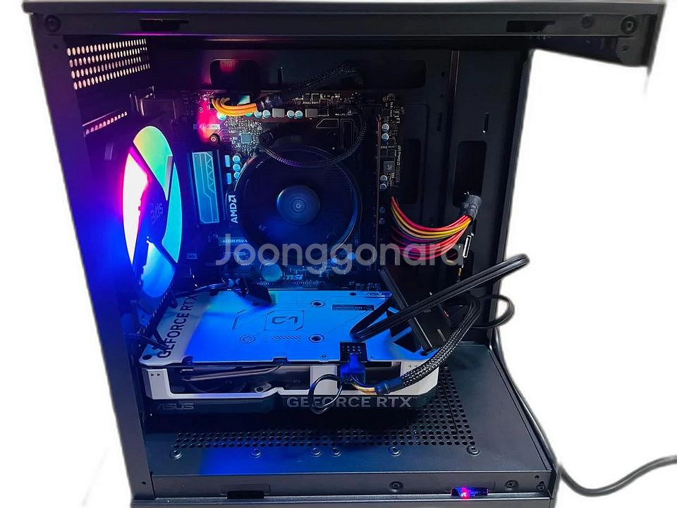 게이밍/영상작업용 PC-RTX4060+라이젠7 2700X+[쿨러+케이스 새것]--0