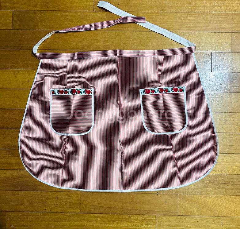 빈티지 이탈리아 Alberica 코튼 100% 에이프런--0