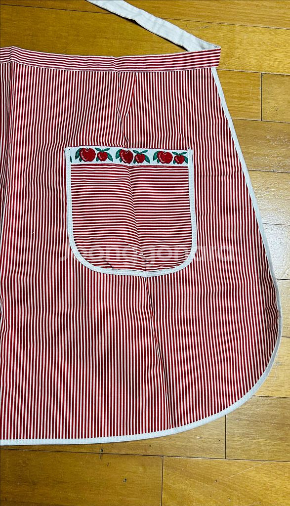 빈티지 이탈리아 Alberica 코튼 100% 에이프런--1