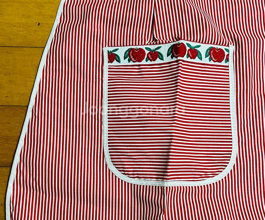 빈티지 이탈리아 Alberica 코튼 100% 에이프런--2