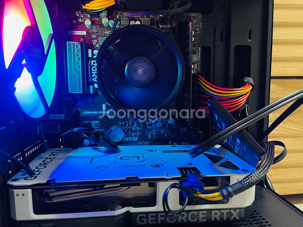 게이밍/영상작업용 PC-RTX4060+라이젠7 2700X+[쿨러+케이스 새것]--2