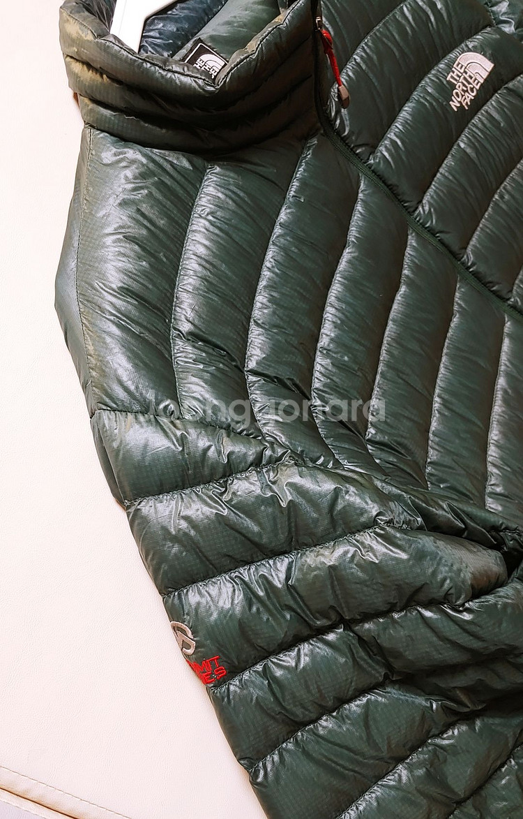 [3XL] 노스페이스 서밋 경량 패딩점퍼 800 카키529--2