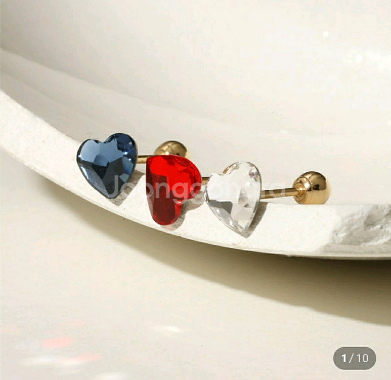 14k 하트 피어싱--2