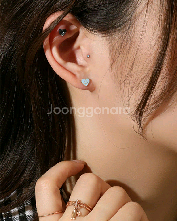 14k 하트 피어싱--1