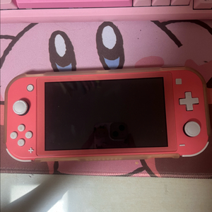 닌텐도 스위치 라이트 핑크 본체 + 케이스 + 냥젤리커버