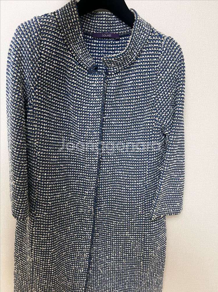 라우렐 블루니트 자켓 36사이즈--0