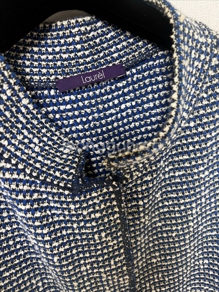 라우렐 블루니트 자켓 36사이즈--1