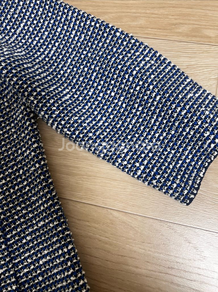 라우렐 블루니트 자켓 36사이즈--2