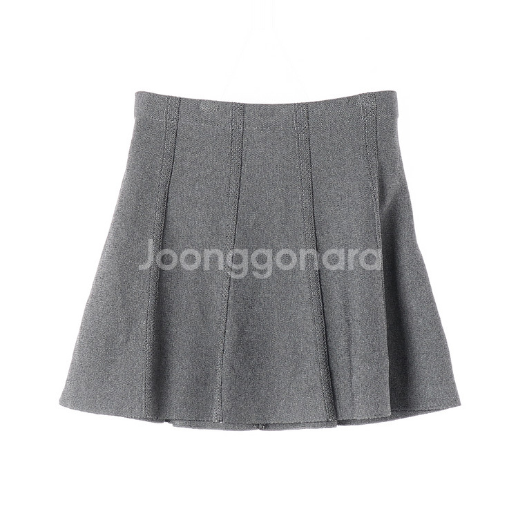[L]자라 트위드 미니 플레어 스커트 치마--0