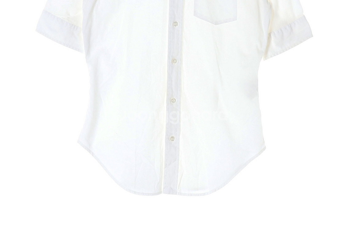 (정품)[XS]랄프 로렌 화이트 라인 반팔 셔츠--2