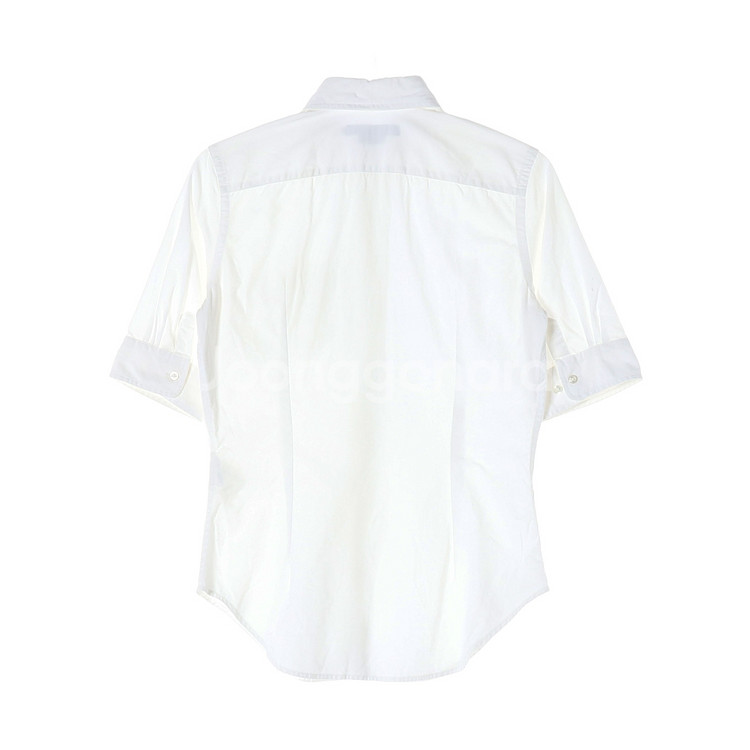 (정품)[XS]랄프 로렌 화이트 라인 반팔 셔츠--3