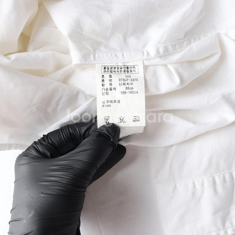 (정품)[XS]랄프 로렌 화이트 라인 반팔 셔츠--5