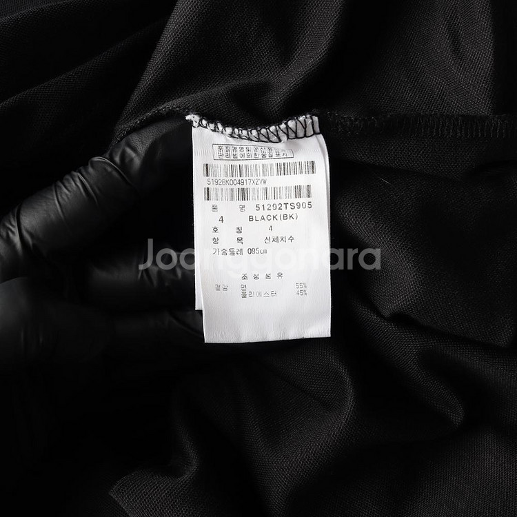 [S]파리게이츠 블랙 로고 프린팅 반팔 크루넥 티셔츠 골프--5