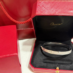 러브팔찌 다이아몬드파베 화이트 19호