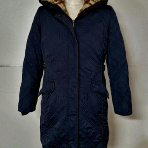 66)닥스/토끼털 안감/후드 패딩 코트/