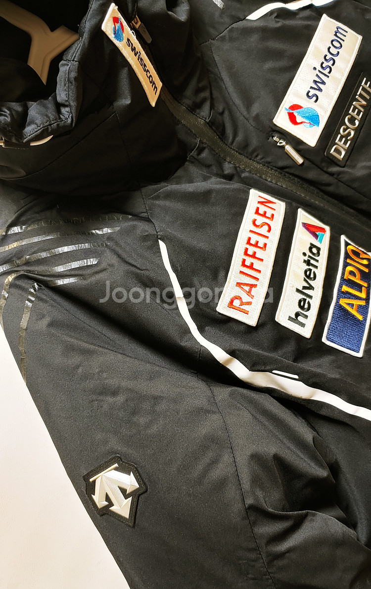 [XL] 데상트 아우디 스키 패딩점퍼 블랙1313--3