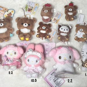 코구마 리락쿠마 마이멜로디 키티 인형 테노리 머랭파티 피탓토 누이 마스코트 키링