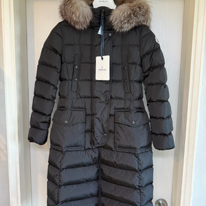 [0] 23 / 24 몽클레어 클로에 롱패딩 블랙 폭스퍼