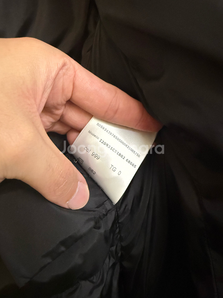 [0] 23 / 24 몽클레어 클로에 롱패딩 블랙 폭스퍼--6