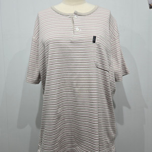 랑방 헨리넥 스트라이프 반팔 티셔츠