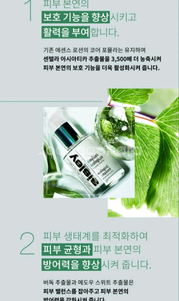 더마일리 엑토인 크림 새것(시슬리 에센스로션)--2