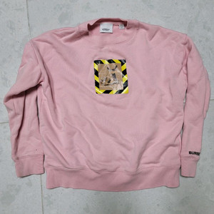 버버리 핑크 맨투맨 키즈140 정품