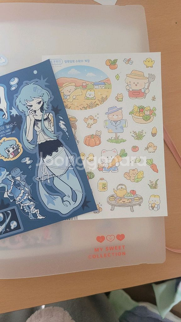 (급처!!)다꾸 처분 브랜드 씰스, 모조지 포함 바인더 일괄 양도--2