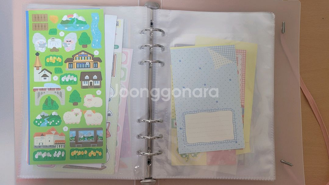 (급처!!)다꾸 처분 브랜드 씰스, 모조지 포함 바인더 일괄 양도--4