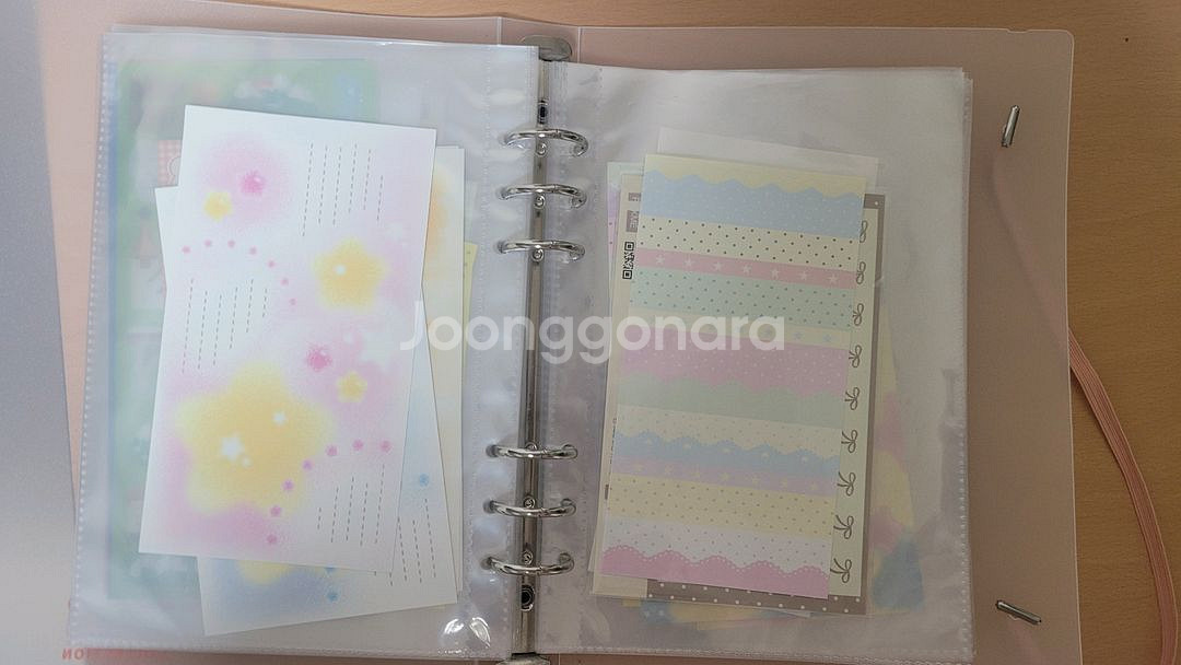 (급처!!)다꾸 처분 브랜드 씰스, 모조지 포함 바인더 일괄 양도--7