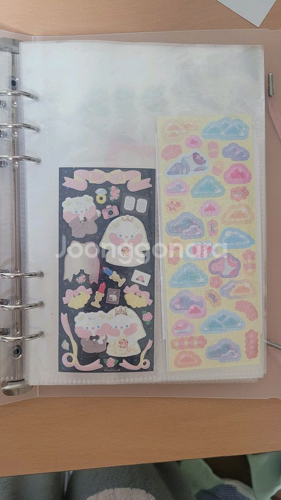 (급처!!)다꾸 처분 브랜드 씰스, 모조지 포함 바인더 일괄 양도--3