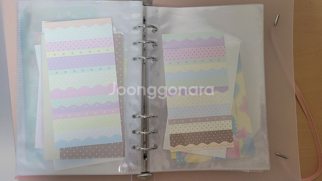 (급처!!)다꾸 처분 브랜드 씰스, 모조지 포함 바인더 일괄 양도--8