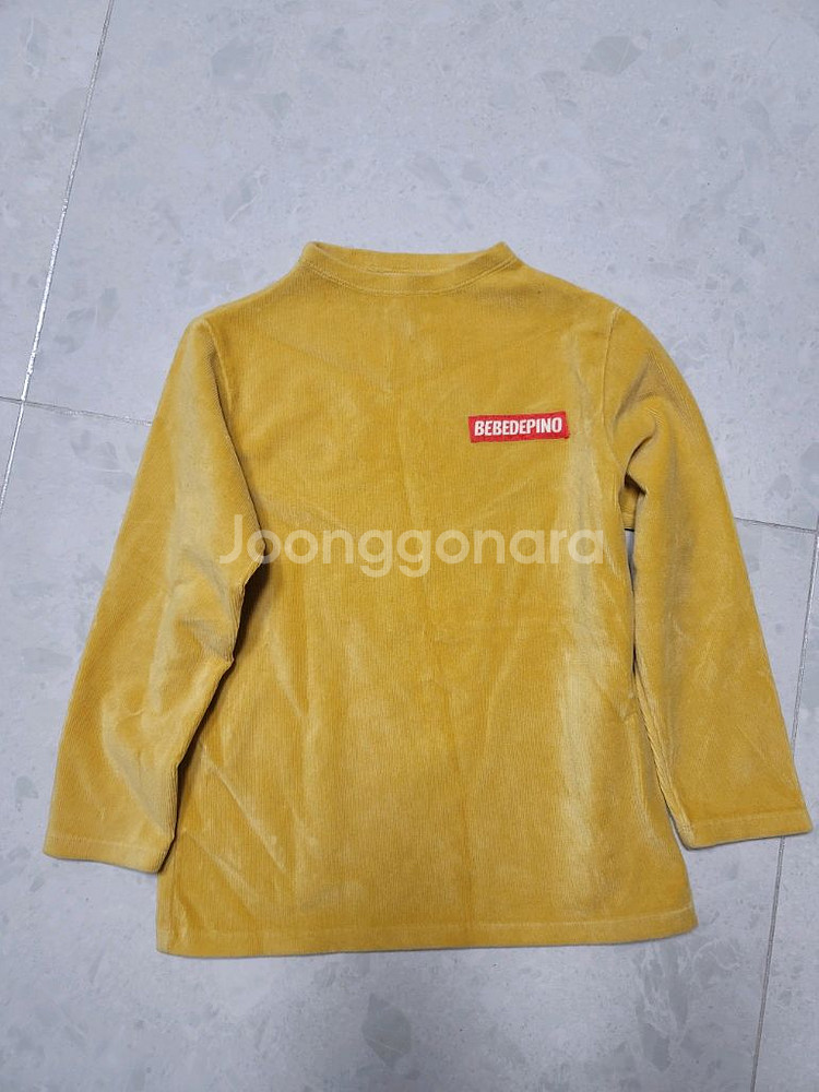 베베드피노 골덴 맨투맨 키즈130사이즈 상태굿--0