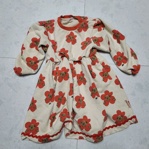 베베드피노 곰돌이 원피스 120사이즈 상태굿