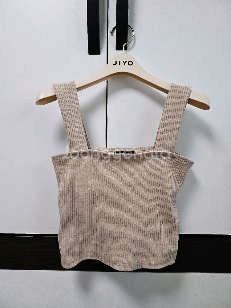 베이지 골지 니트 나시--0