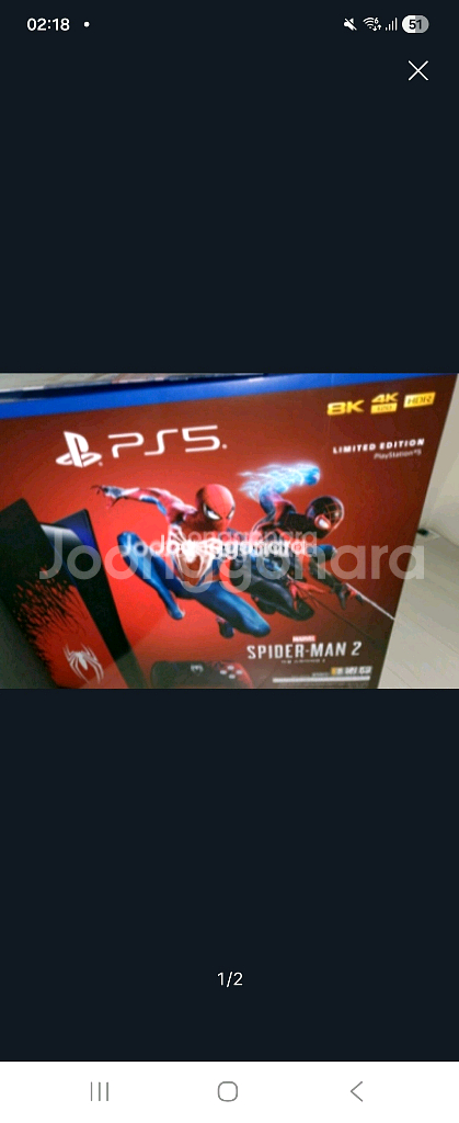 PS5 스파이더맨2 리미티드 디스크버전 정발 미개봉--0