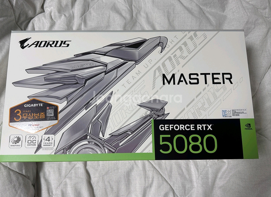 미개봉 RTX 5080 aorus ice--0