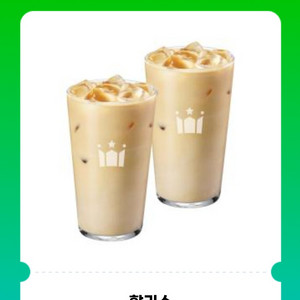 [원가12400]할리스 바닐라 딜라이트 R 2잔 기프티콘 1장 팝니다(금액권처럼사용가능)