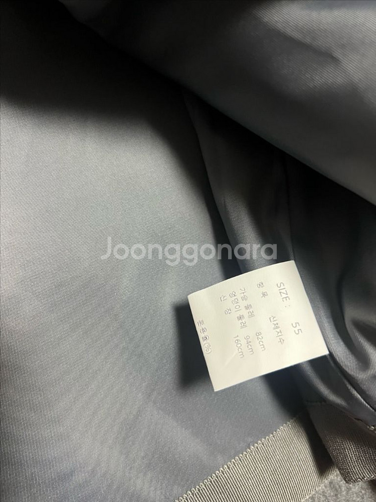 고퀄 자수 장식 캐시미어30% 울 롱코트 빅 와이드 카라 더블버튼 핸드메이드 그레이--8