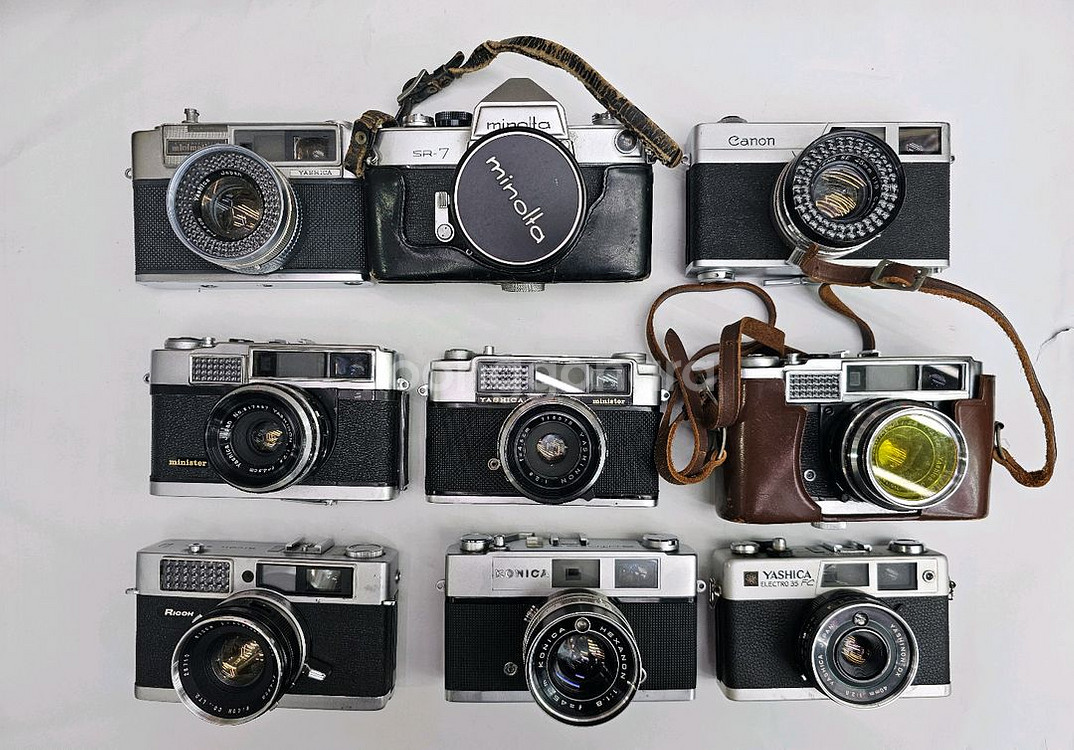 캐논/코니카 빈티지 카메라외--0