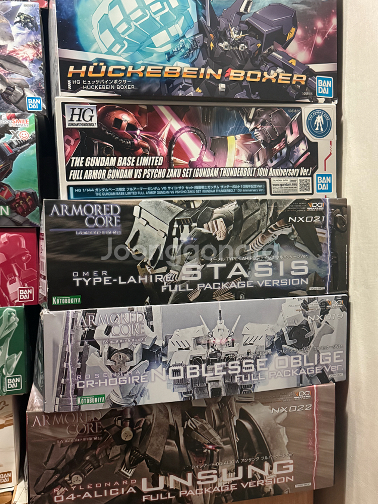 건담 건프라, 모데로이드, 아머드코어 등 미조립 프라 팝니다--0