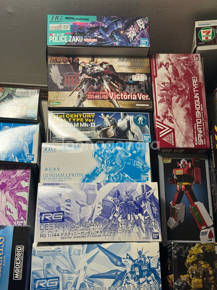 건담 건프라, 모데로이드, 아머드코어 등 미조립 프라 팝니다--2