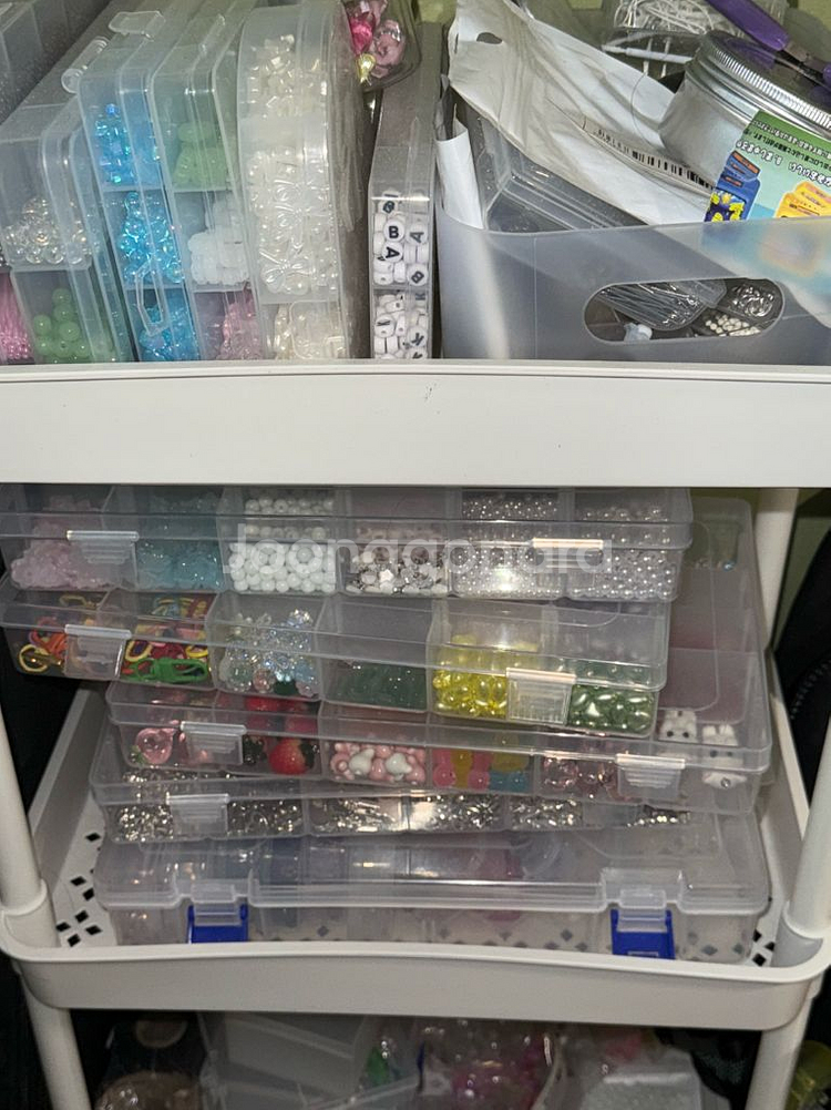 비즈키링 재료 (비즈,부자재 등) 일괄판매--0