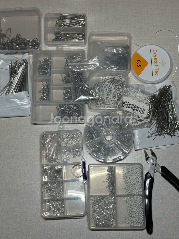 비즈키링 재료 (비즈,부자재 등) 일괄판매--9