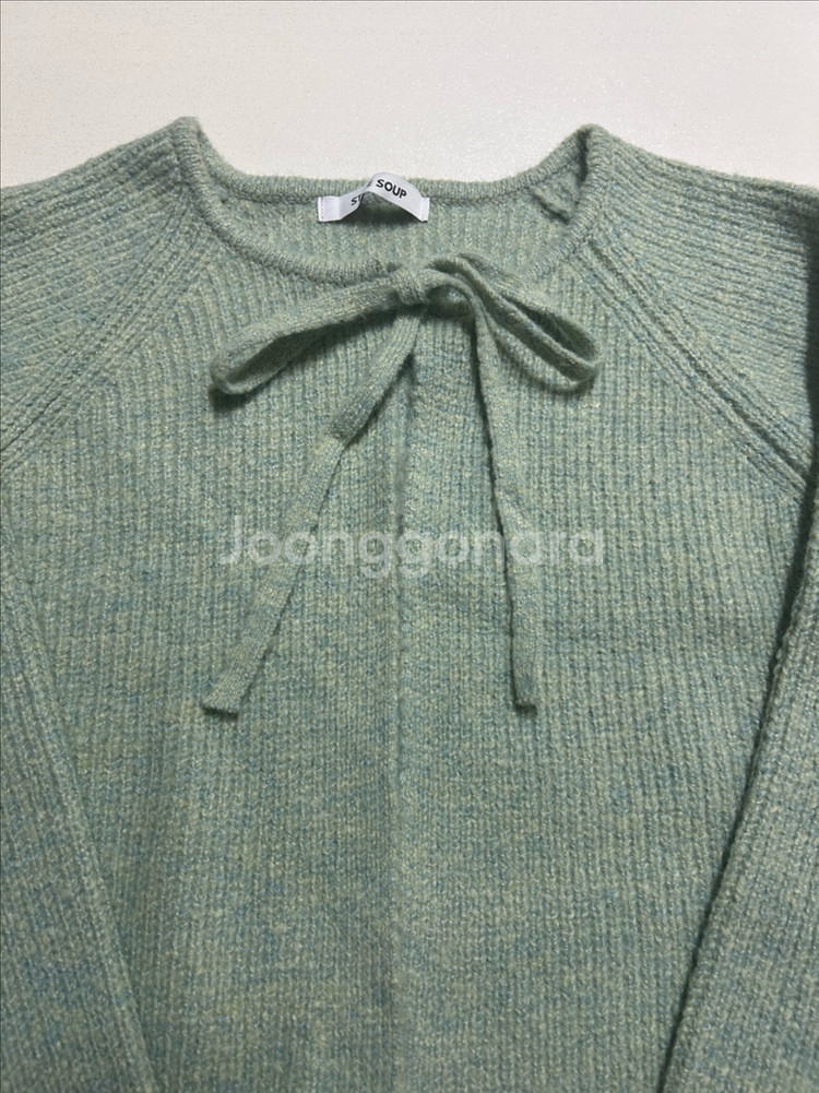 숲 세미크롭 가디건--2