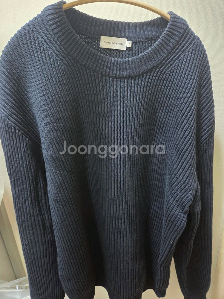 스테디에브리웨어 니트 2사이즈 네이비--0