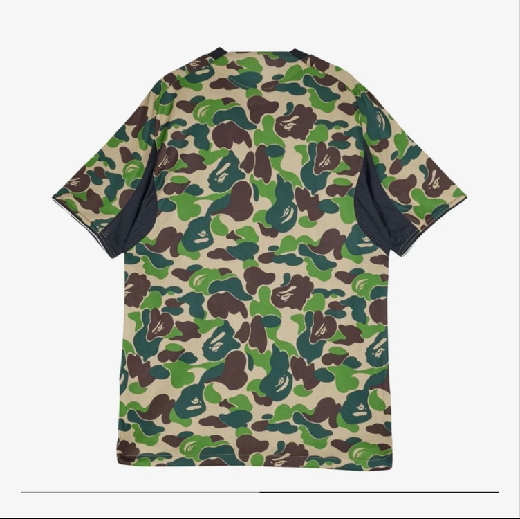 아디다스 x 베이프 FB 저지 탑 크루 그린 XL 이미지