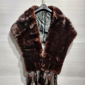 밍크 모피 숄