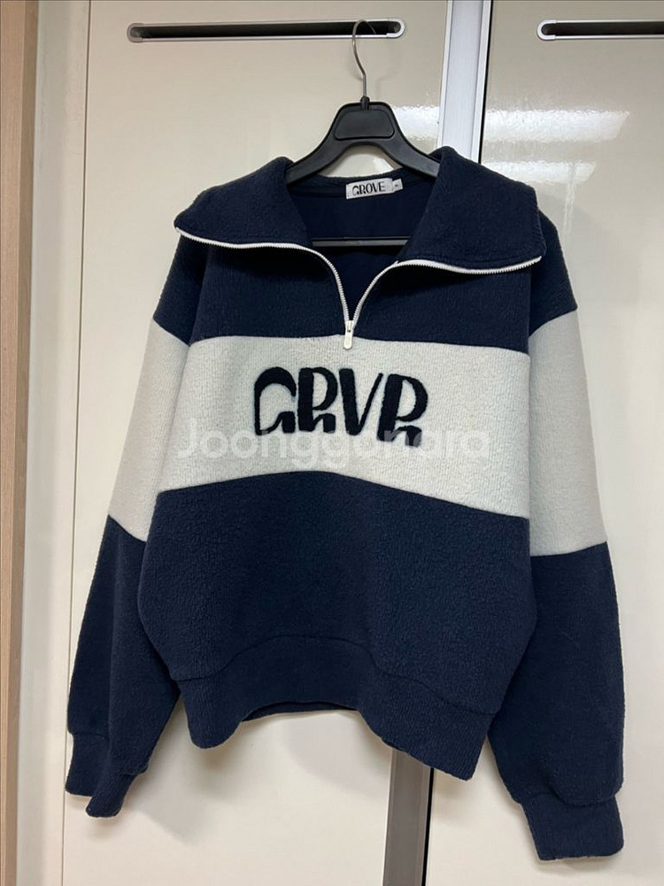 23년 그로브 GROVE toby 토비 스웻셔츠 맨투맨 티셔츠 반집업 아노락 테리 뽀글이--2